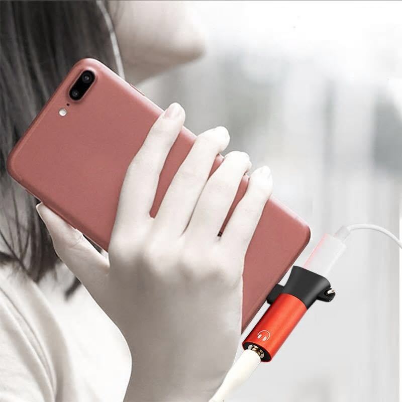 送料込3.5mm充電しながら音楽再生通話 iイヤホン 同時変換アダプタ iPhone7 Plus 8 PLUS X XPlus XS XR ライトニング オーディオ Lightning拍卖