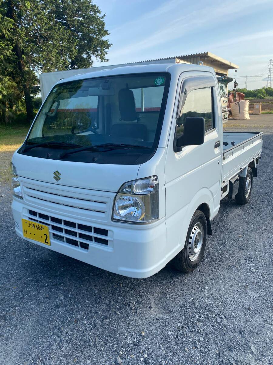 ★スズキ★キャリイ★DA16T★4WD★H30年式★3.5万km★2年車検付★エアコンC★ガソリン★茨城県★下取OK拍卖