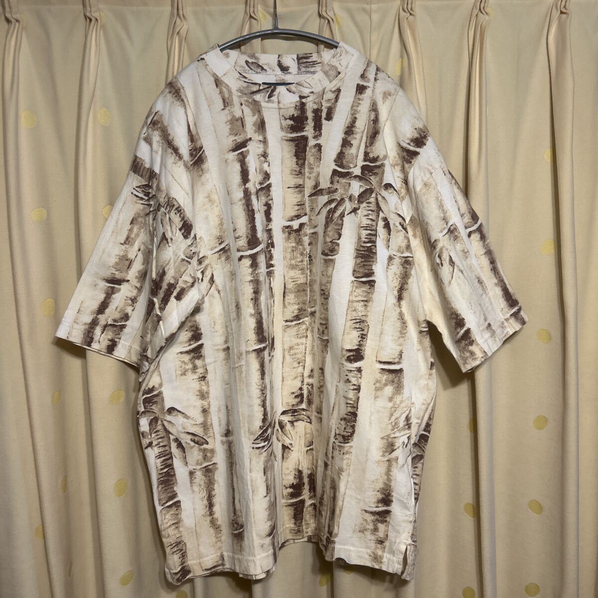 90-00S KENZO HOMME 総柄 バンブー 半袖プリントTシャツ 美品 サイズM拍卖