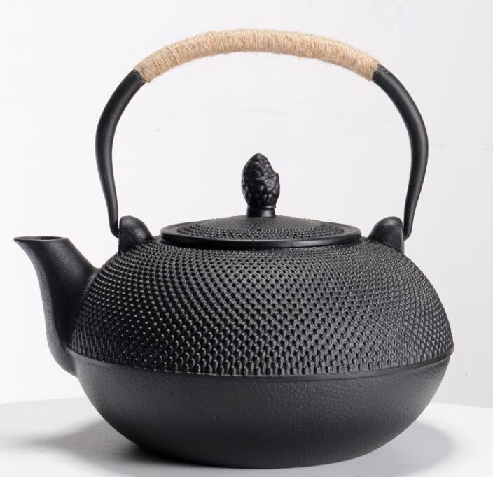 鉄瓶 急須を入れる 鋳鉄製の壷 ティーポット手作り コーティングなし お茶の道具 3000ML拍卖