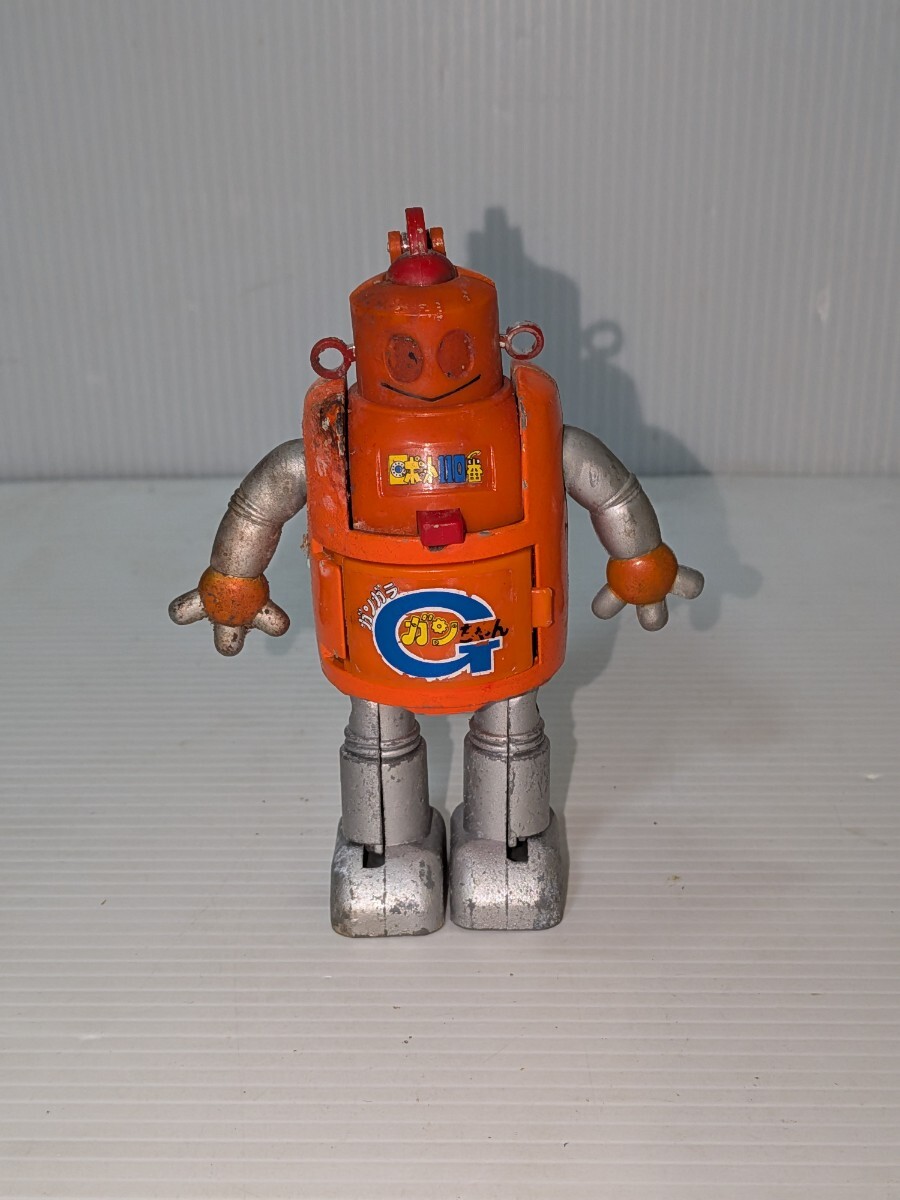 ポピー 玩具 フィギュア 超合金 特撮『ロボット110番』「GA−53 ガンガラガンちゃん」全長約14cm 横約10cm 厚さ約6cm 昭和レトロ ジャンク拍卖