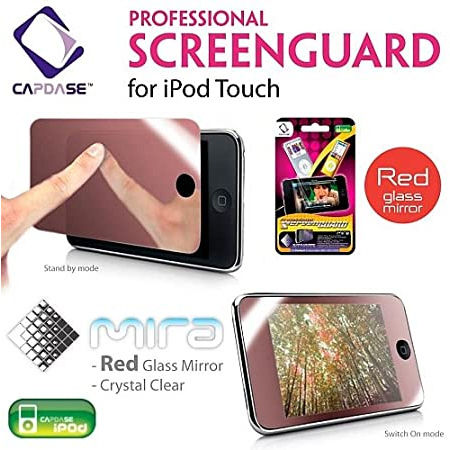 即決・送料込) CAPDASE iPod touch 2nd & 3rd Generation Professional Screen Guard mira Red Glass Mirror 液晶保護フィルム拍卖