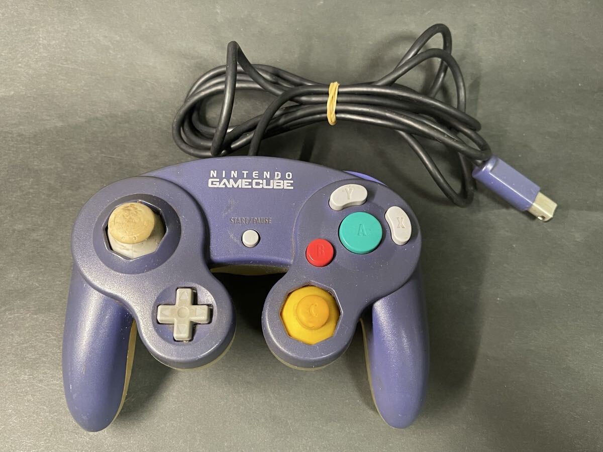 任天堂 GC ゲームキューブ コントローラー DOL-003 動作未確認 バイオレット&クリア拍卖