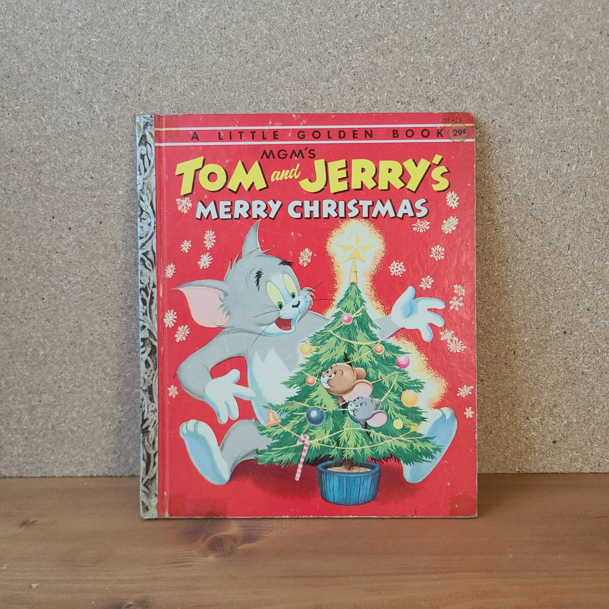 1950s USA 初版 トムとジェリー クリスマス A Little Golden Book リトルゴールデンブック 英語 ビンテージ拍卖