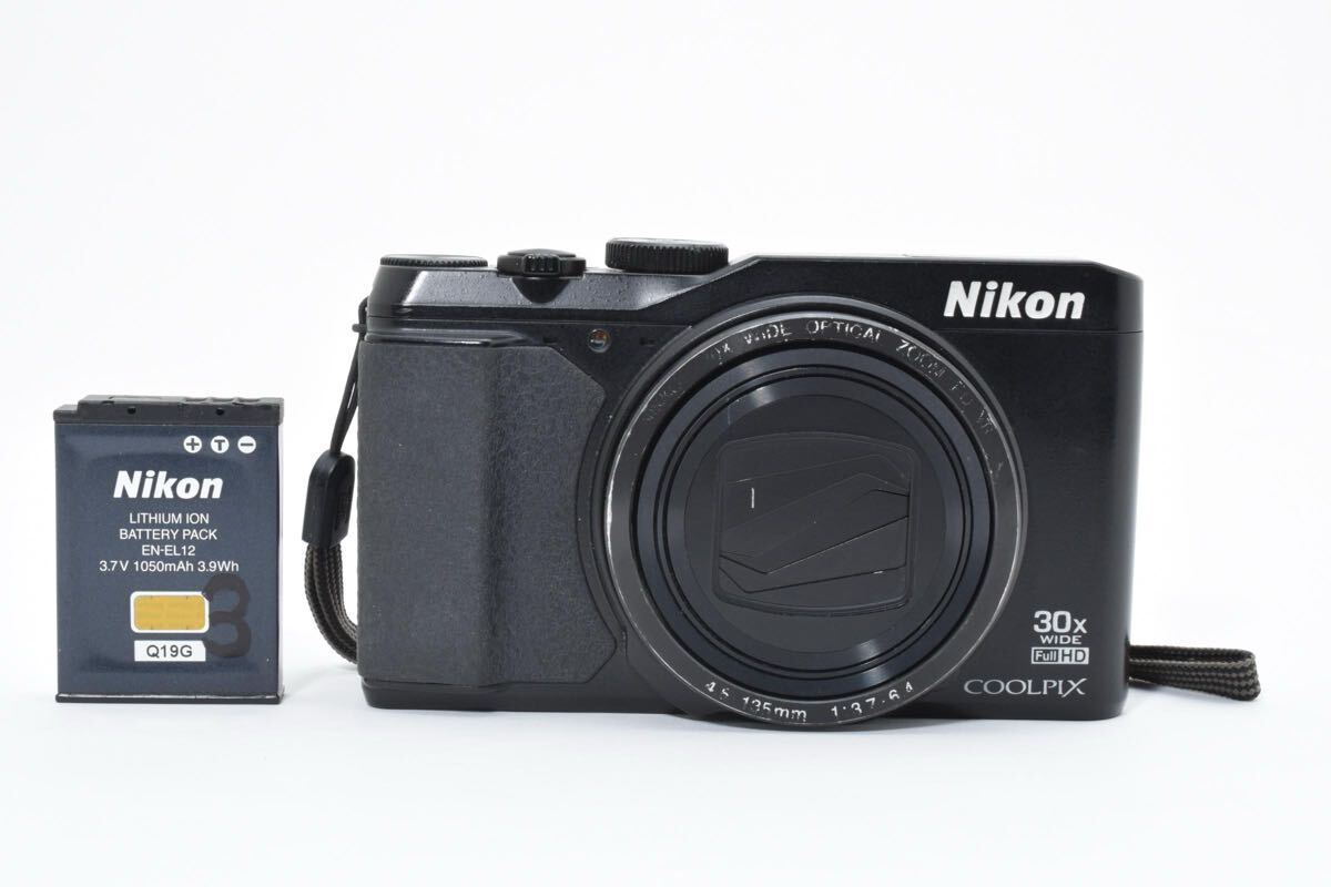 1円◎通電◎ Nikon ニコン COOLPIX S9900 ブラック コンパクトデジタルカメラ クールピクス【バッテリー付き】#741拍卖
