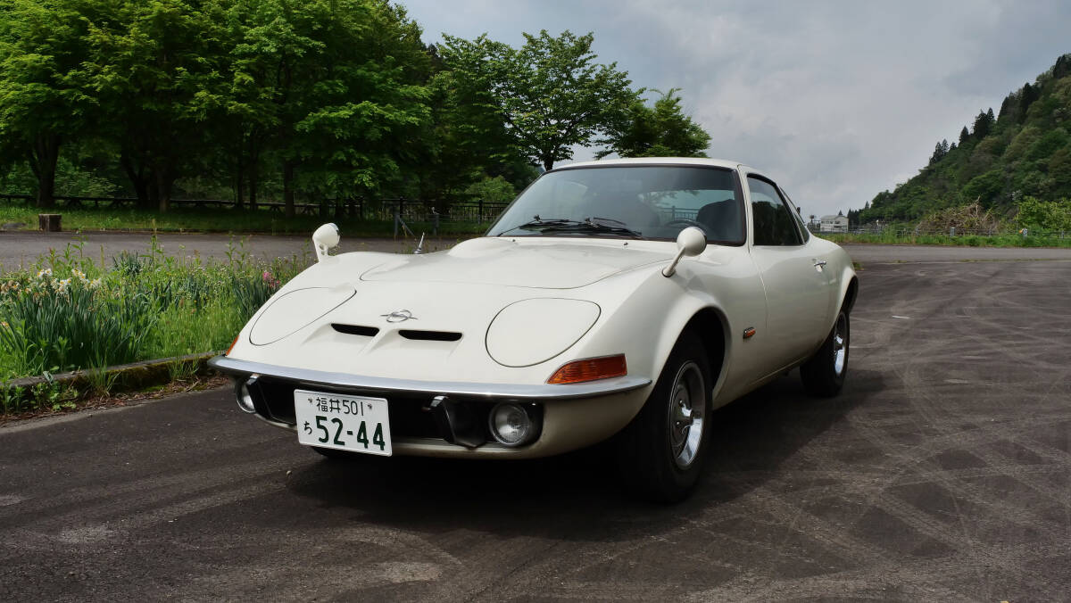 OPEL/オペル GT/1900GT 1972年式 走行2万5千km クーラー付 車検令和8年12月10日まで 拍卖