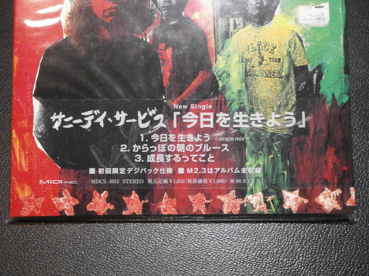 LIMITED EDITION 初回限定盤 12cmCD マキシシングル サニーデイ・サービス 今日を生きよう拍卖