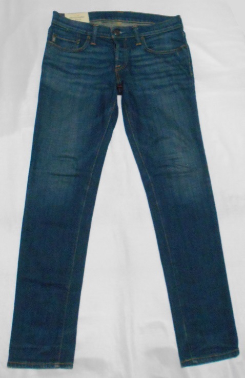 Abercrombie & Fitch アバクロ SUPER SKINNY スーパースキニー デニムジーンズ ストレッチ W30 × L30拍卖