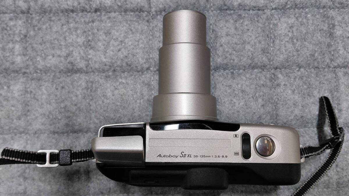 良品! 実働! コンパクトフィルムカメラ パノラマ撮影 Canon Autoboy SⅡ XL(シルバー) 電池 フィルム同梱!拍卖