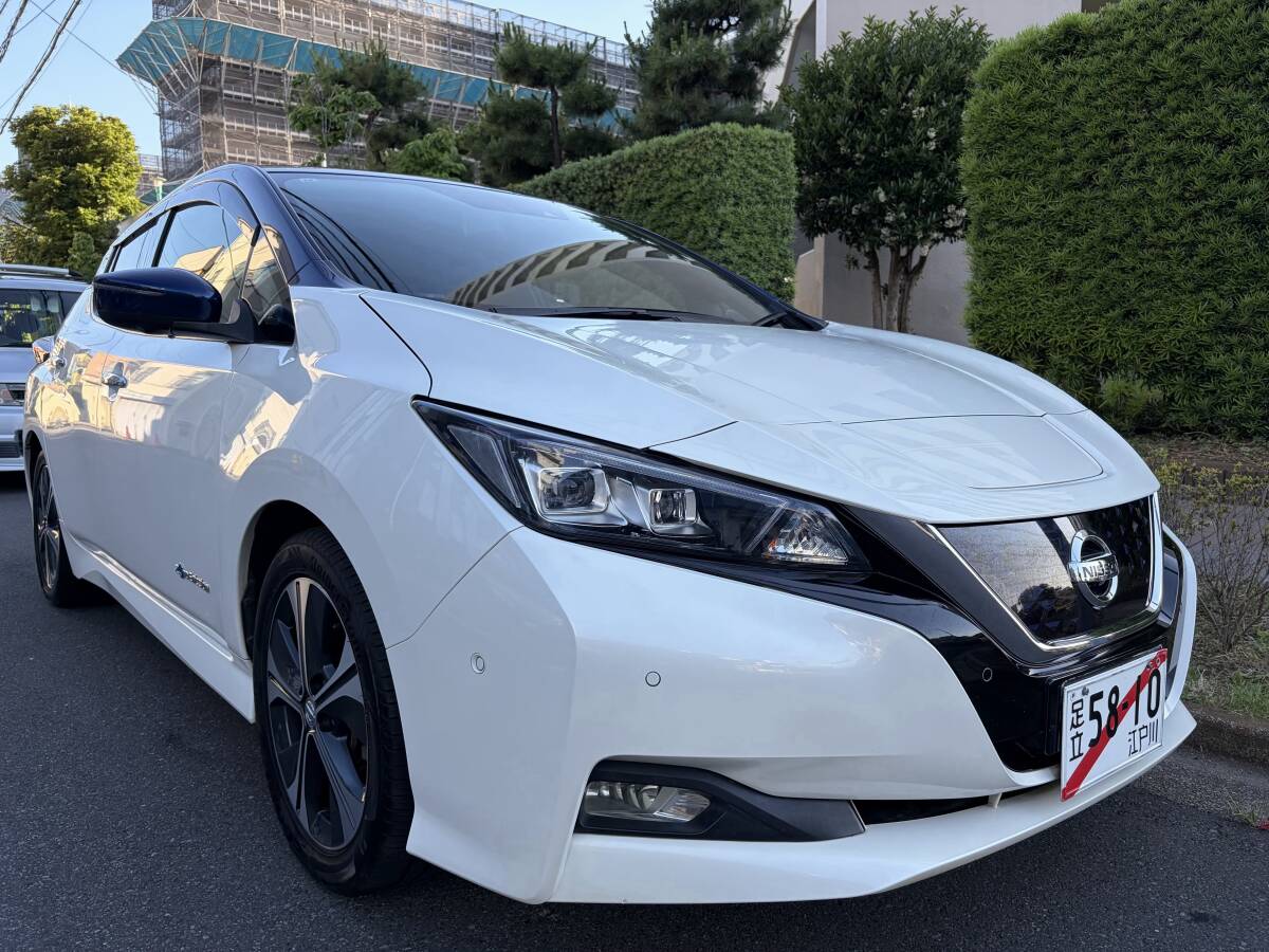 リーフ グレードG 12セグ!270KM以上走行可能表示!即決で車検2年付&自動車税&お届け費用コミコミ (^ ^)お買い得♪希少オプション6kW充電!拍卖