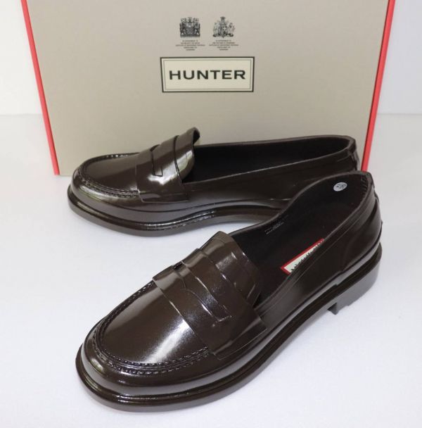 定価16500 新品 本物 HUNTER オリジナル ペニーローファー ハンター WFF1006RGL JP24 US7 UK5 EU38 106-137142160拍卖