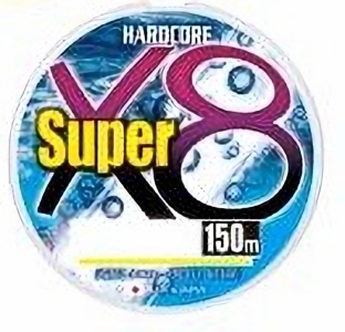 DUEL ハードコア スーパー X8 150m 1.0号(20LB) イエロー H4495-Y 8本編み 8braid PE line Made in japan拍卖