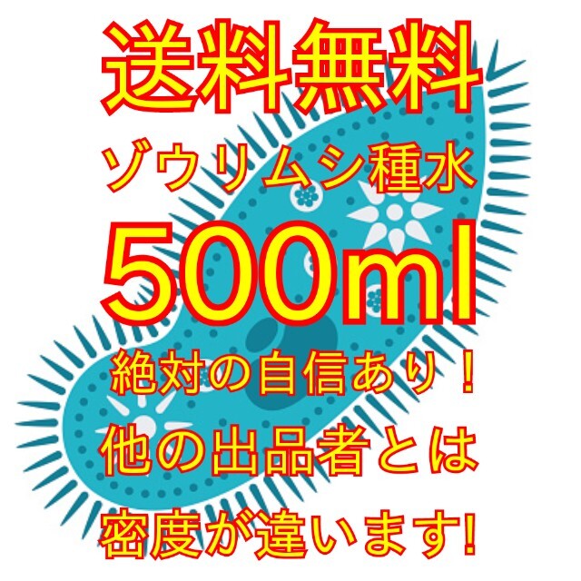 複数落札の場合は1点づつ落札お願いいたします★死着はありえません★絶対の自信あり★簡単培養ゾウリムシ500ml★生クロレラも出品中拍卖
