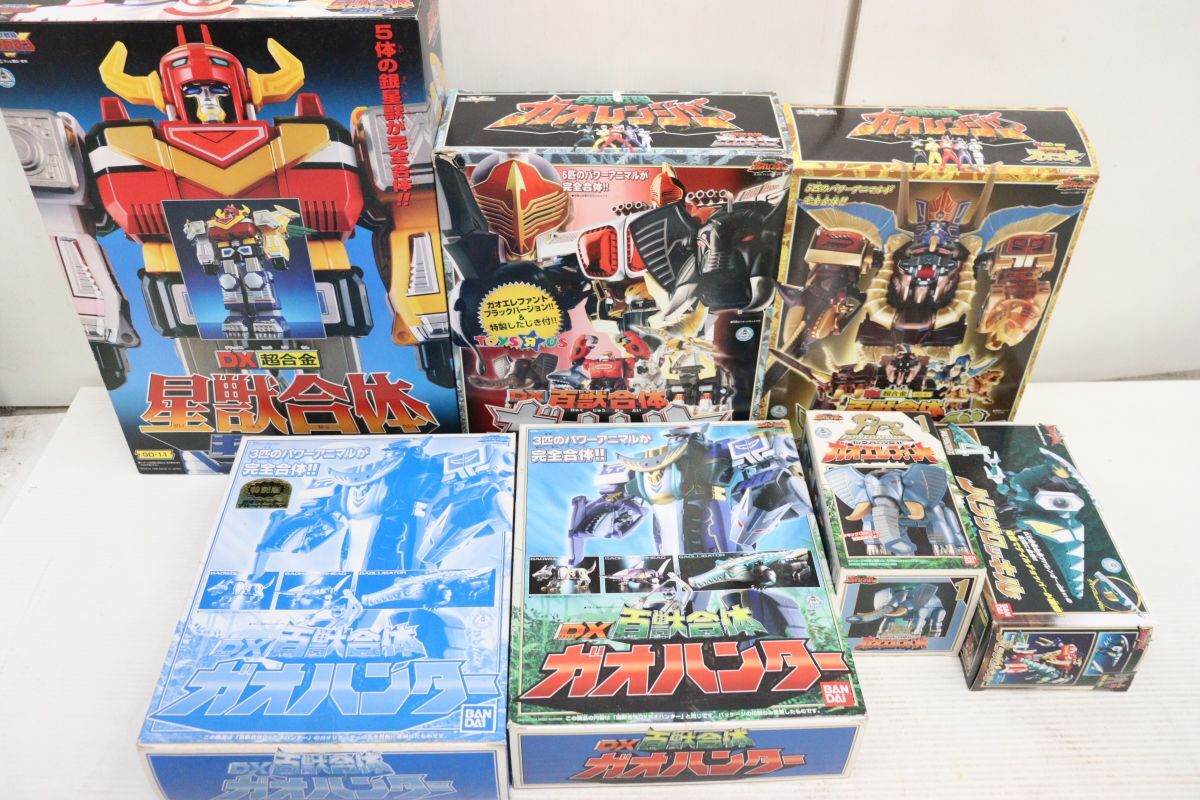 大量まとめ 超合金 変形ロボ まとめ ギンガマン/ギンガイオー/ガオレンジャー/ガオナイトほか拍卖