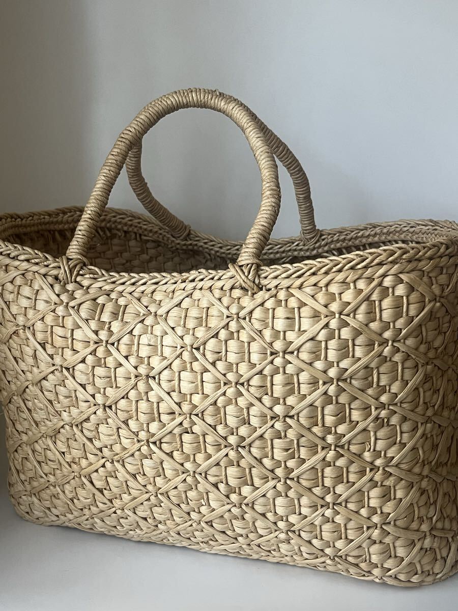 ヴィンテージ ** 大きなカゴバッグ マルシェバッグ vintage bag 拍卖