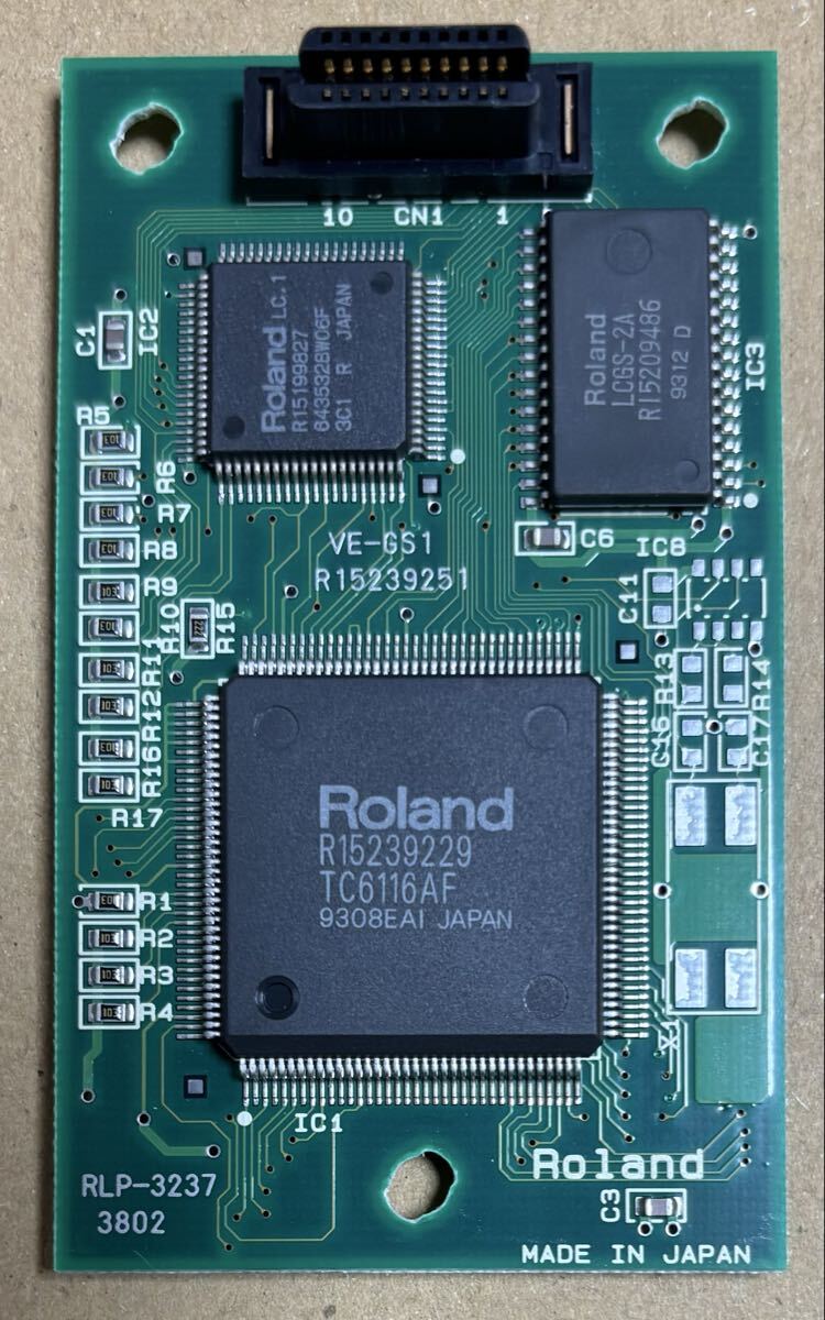 動作品 Roland VE-GS1 エクスパンションボード JV-1000 JV-90 GS音源拡張ボード拍卖