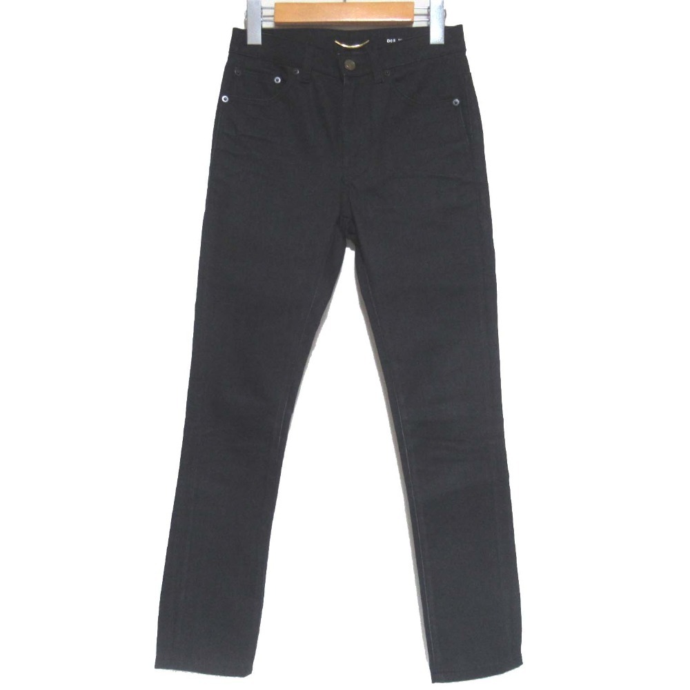 美品 SAINT LAURENT PARIS サンローランパリ スキニージーンズ デニムパンツ 527379 W24 155/60Y ブラック拍卖