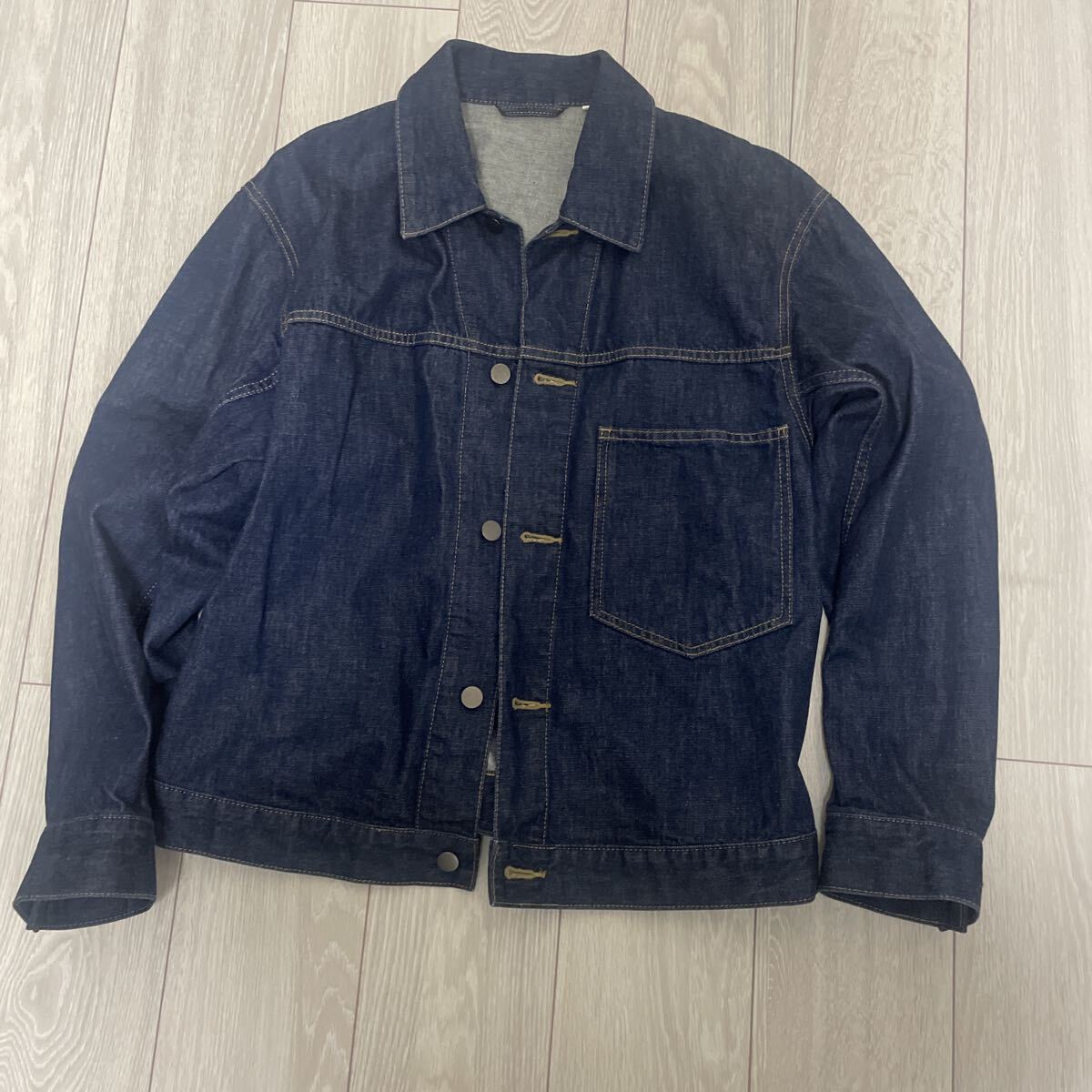 美中古 ユニクロU SS デニムジャケット ファースト サイズ M UNIQLO U 1st拍卖