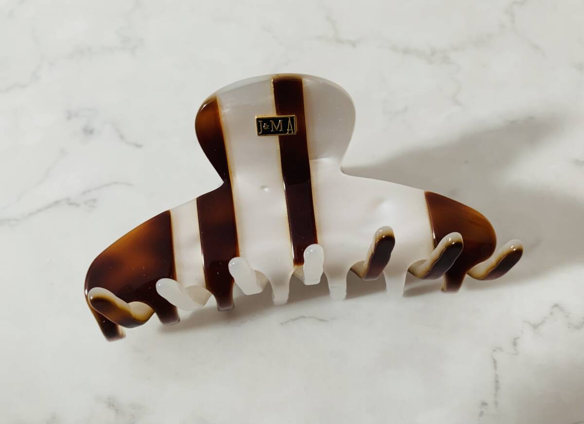 J&M davidson アレクサンドルドゥパリ ストライプヘアクリップ alexandre de paris コラボ ジェイアンドエムデヴィッドソン拍卖