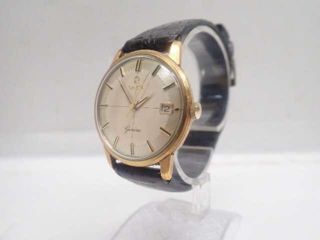 OMEGA Geneve オメガ ジュネーブ 手巻き クロスライン文字盤 3針 1970年代 ∩ 75DF5-2拍卖