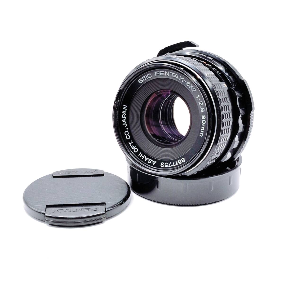 YT191311 SMC PENTAX-6x7 90mm F2.8 ペンタックス 中判 標準レンズ 前後キャップ付 60サイズ拍卖