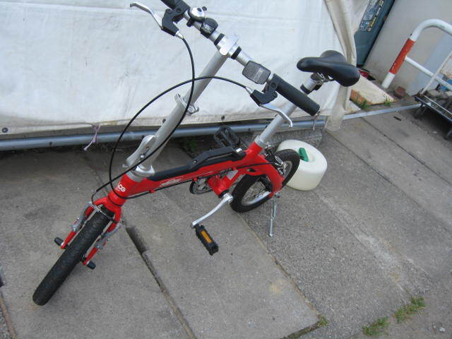★手渡限定 あさひ 折り畳み自転車 LOG OUTRUNK/ログ・アウトランク 軽量8.5kg 良品 滋賀県内配送3000円拍卖