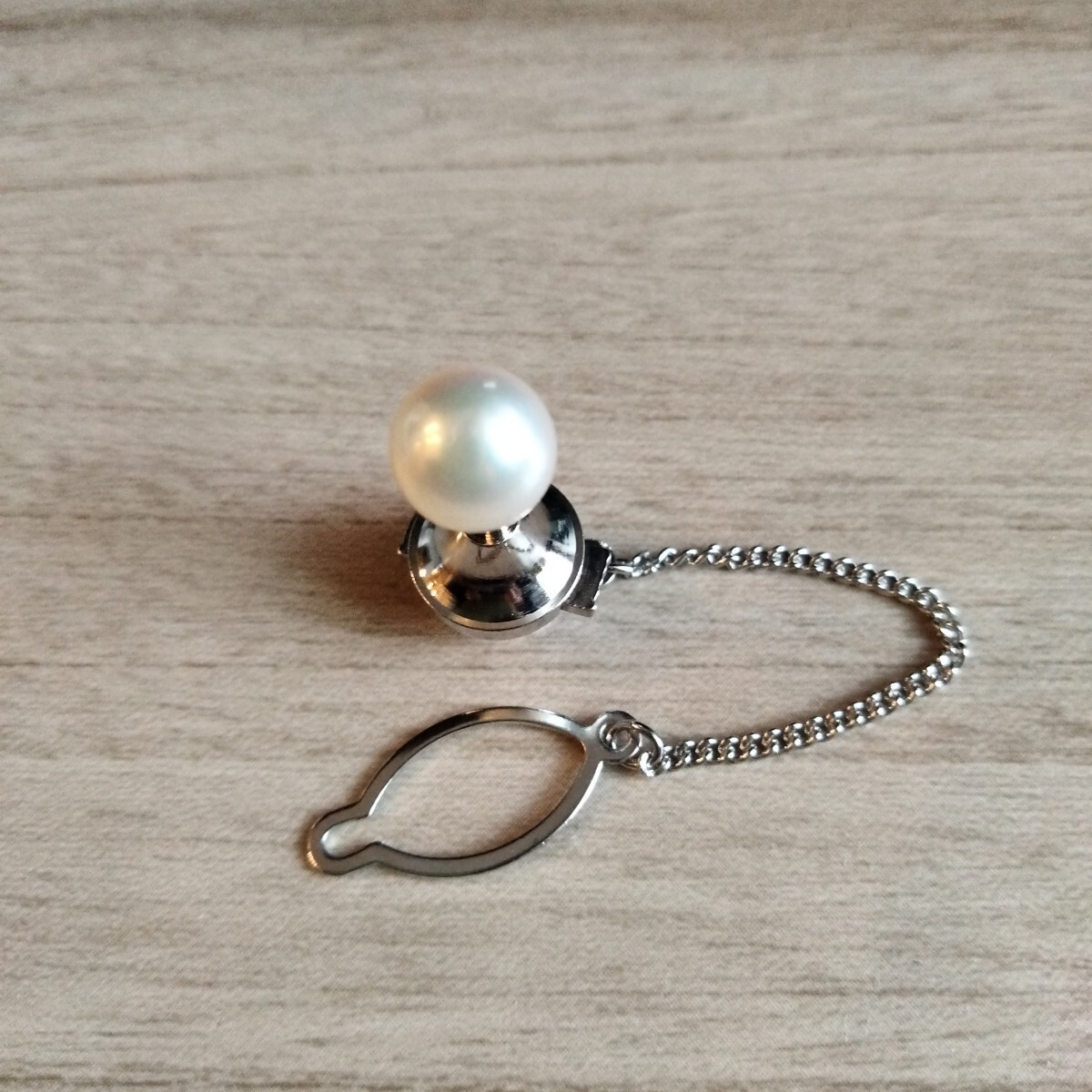 WGK14 真珠 パール ネクタイピン タイピン アクセサリー 8.0mm拍卖