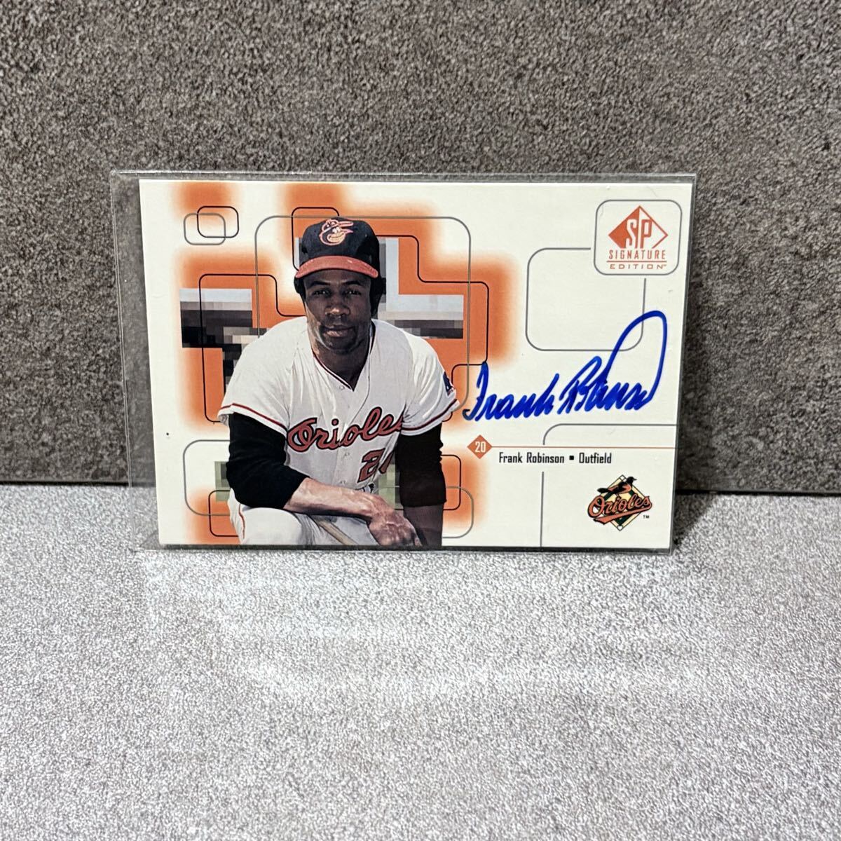 ● 1999 UD SP SIGNATURE EDITION Autograph Frank Robinson フランク・ロビンソン 直筆サインカード コレクター保管品拍卖
