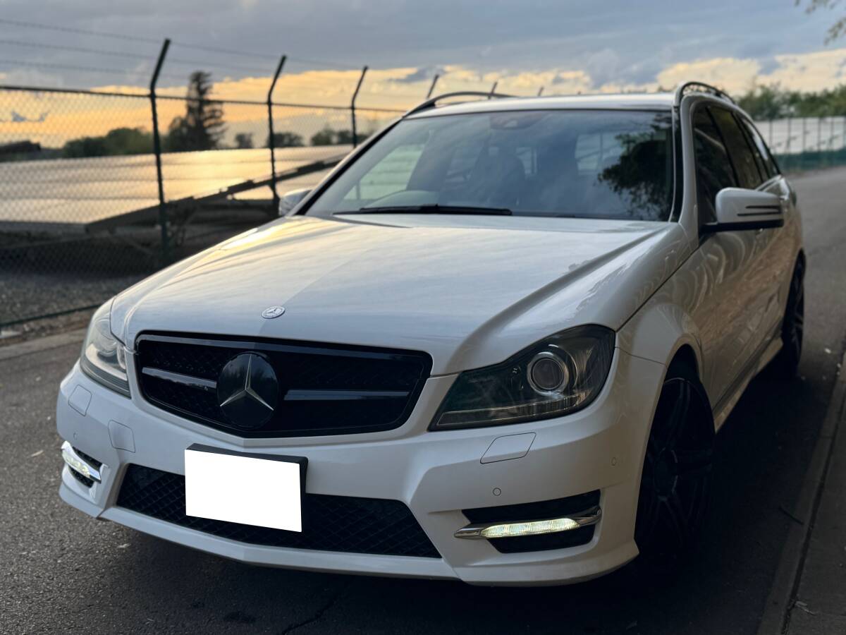 【美車】メルセデス・ベンツ C200ワゴン AMGスポーツパッケージ+ /検R9.4迄/EG.MTマウント交換済み/レーダーセーフティ/キーレスゴー拍卖