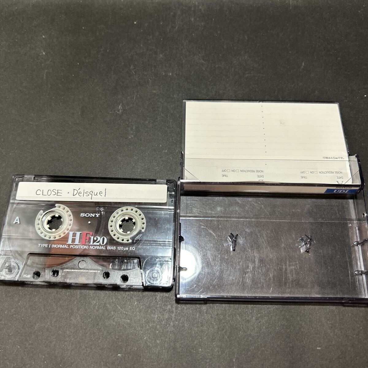 SONY カセットテープ HF120 録音済み中古品 爪無し拍卖