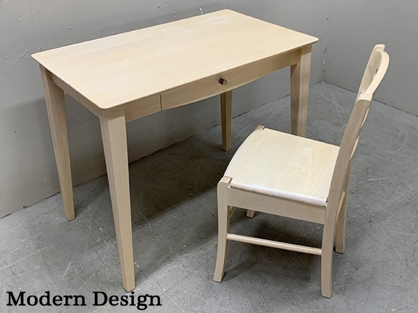 ■EM859E/モデルルーム展示品/CHERRY/桜屋工業/最高級/デスク&チェアセット/机/椅子/ナチュラル/モダン/北欧スタイル/インテリア拍卖