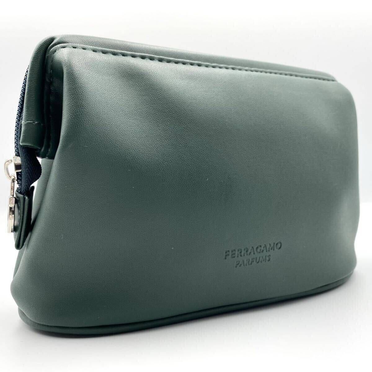1円【新品未使用】Salvatore Ferragamo サルヴァトーレフェラガモ ガンチーニ セカンドバッグ ポーチ クラッチバッグ ロゴ ビジネス メンズ拍卖