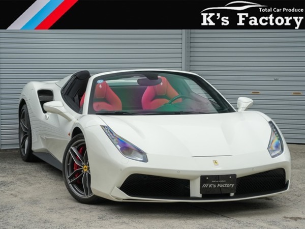 488スパイダー F1 DCT 正規ディーラー車・LEDステアリング・フロ拍卖