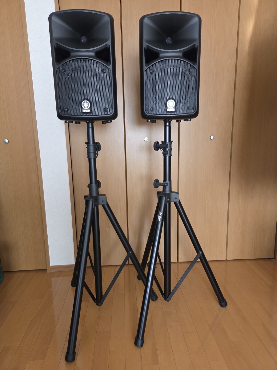 YAMAHA ポータブルPAシステム STAGEPAS スタンド付 ペア 400i ヤマハ 音響機器 400S拍卖