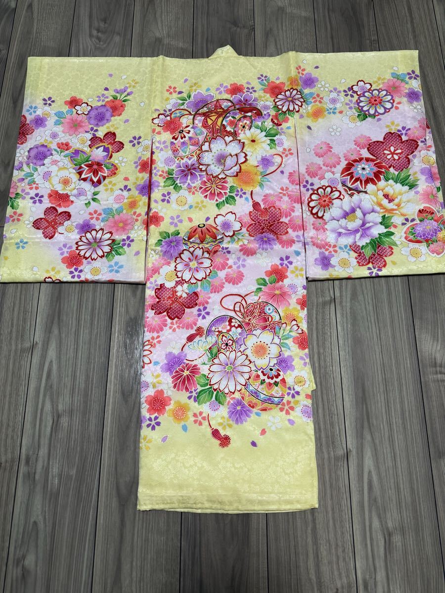 新品*未使用*祝い着*お宮参り*のしめ*着物*産着*お初着*女児*女の子*正絹*No.304拍卖