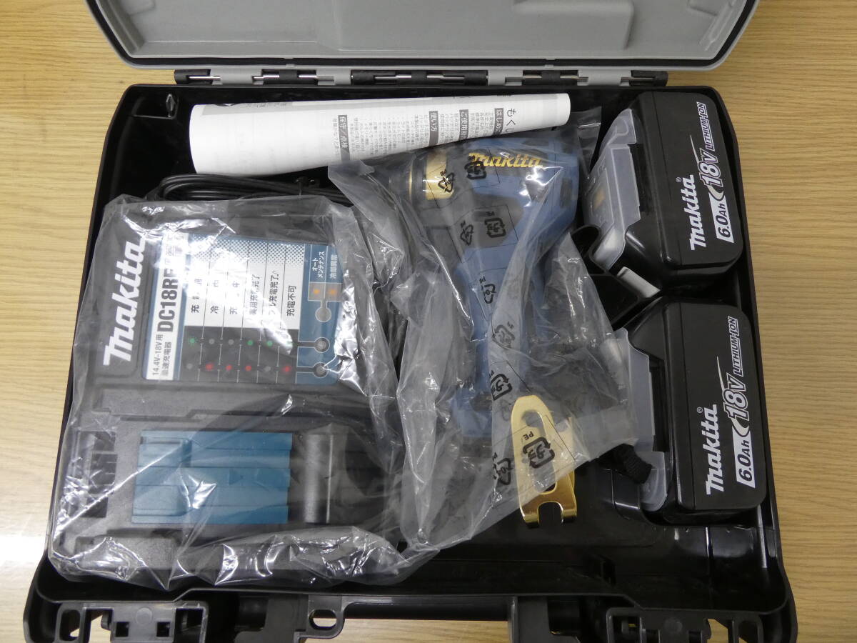 ☆ makita マキタ 充電式インパクトドライバ TD173DGXPB 18V プレミアムブルー LXT20周年記念 限定カラー 未使用品 1円スタート ☆拍卖