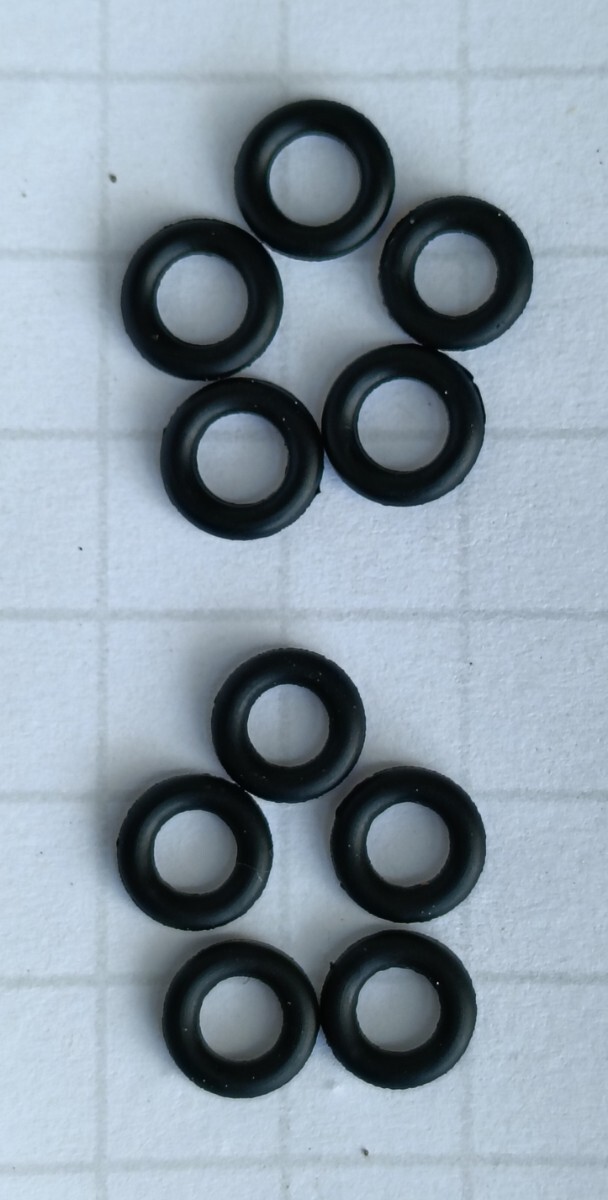 ★新品★ Oリング ゴムパッキン 4.5x2mm 5個 5x2mm 5個 合計10個セット 黒色拍卖