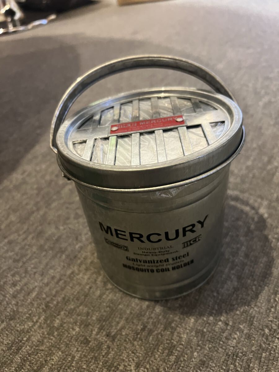 MERCURY マーキュリー ブリキ 蚊取り線香バケツ拍卖