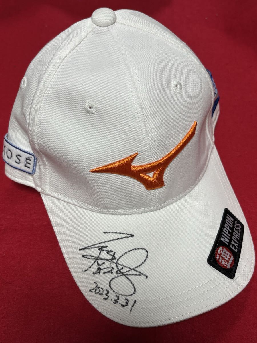 JLPGA 原英莉花 直筆サイン入り実使用キャップ拍卖