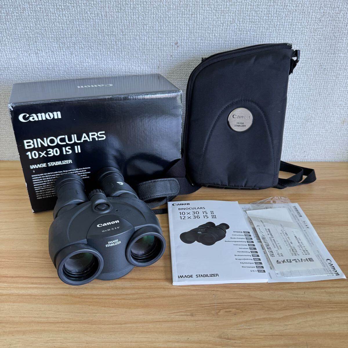 キャノン Canon 10x30 IS II 6° IMAGE STABILIZER 双眼鏡 BINOCULARS拍卖