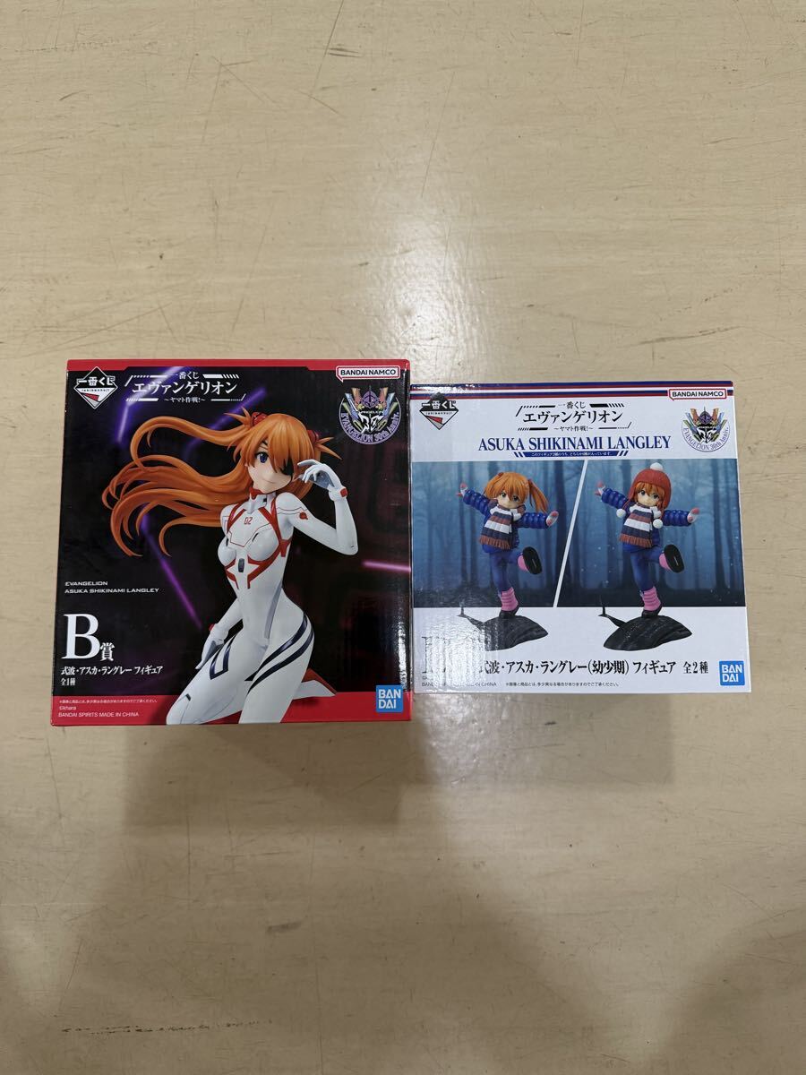 【PO-240】一番くじ エヴァンゲリオン ヤマト作戦! B賞 アスカ・ラングレー フィギュア 2種セット エヴァンゲリオン 一円スタート拍卖