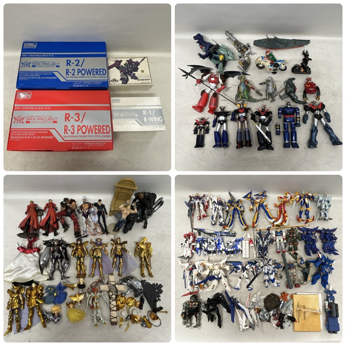 【浜館47-47】 【ジャンク品】 ロボット フィギュア等 まとめ ① マジンガーZ 聖闘士星矢 スーパーロボット大戦 ガンダム 他拍卖