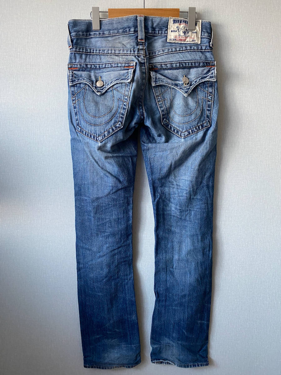 TRUE RELIGION トゥルーレリジョン STRAIGHT 28インチ ストレートジーンズ メンズ 拍卖