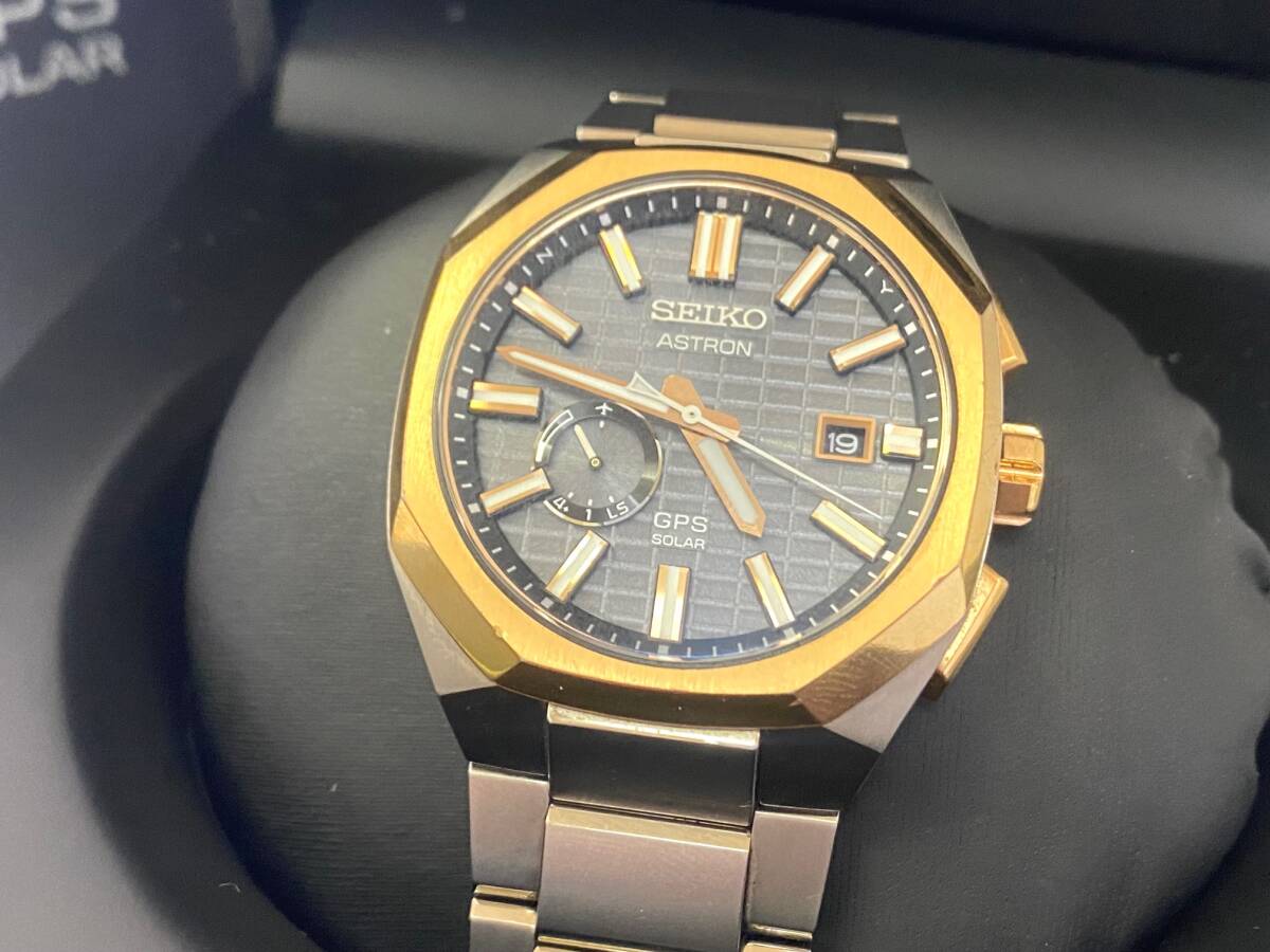 ♪ 1円~ SEIKO セイコー ASTRON アストロン GPS ソーラー メンズ 腕時計 SBXD014 3X62-0AA0 稼働 現状渡し 美品 拍卖