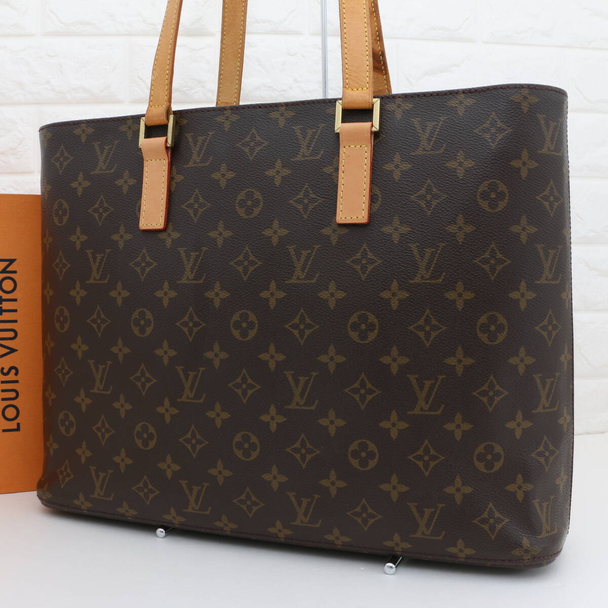 LOUIS VUITTON ルイヴィトン モノグラム ルコ M51155 トートバッグ ショルダーバッグ ビジネス A4収納可 肩掛け レザー メンズ レディース拍卖