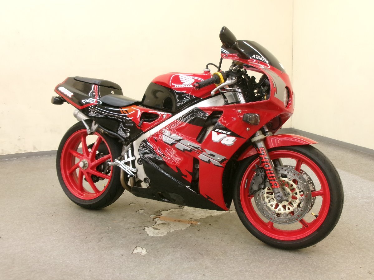 HONDA VFR400R【動画有】ローン可 茨城発 現車確認可 要予約 車検残有 NC30 レーサーレプリカ 400cc プロアーム ホンダ 車体拍卖