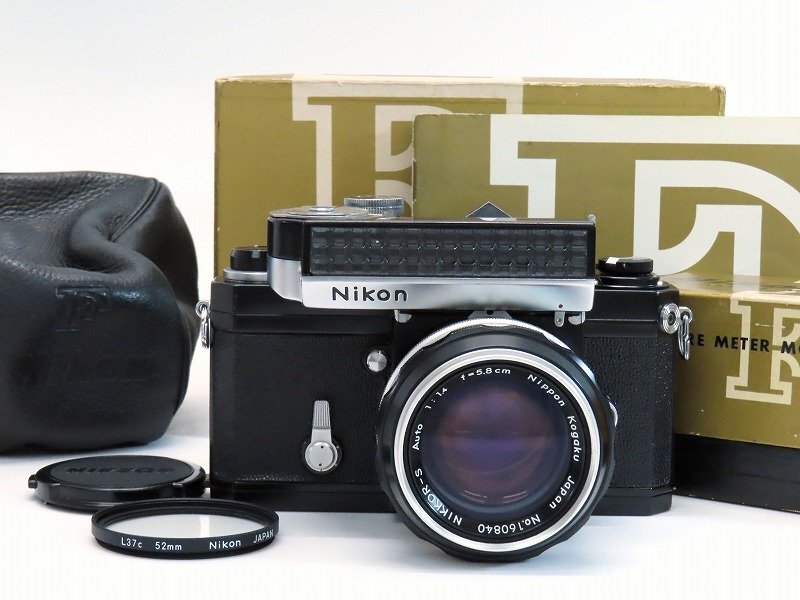 ●○【元箱付】Nikon F アイレベル/NIKKOR-S Auto 5.8cm F1.4/EXPOSURE METER MODEL 2 フィルム 一眼レフカメラ ニコン○●032657041m○●拍卖