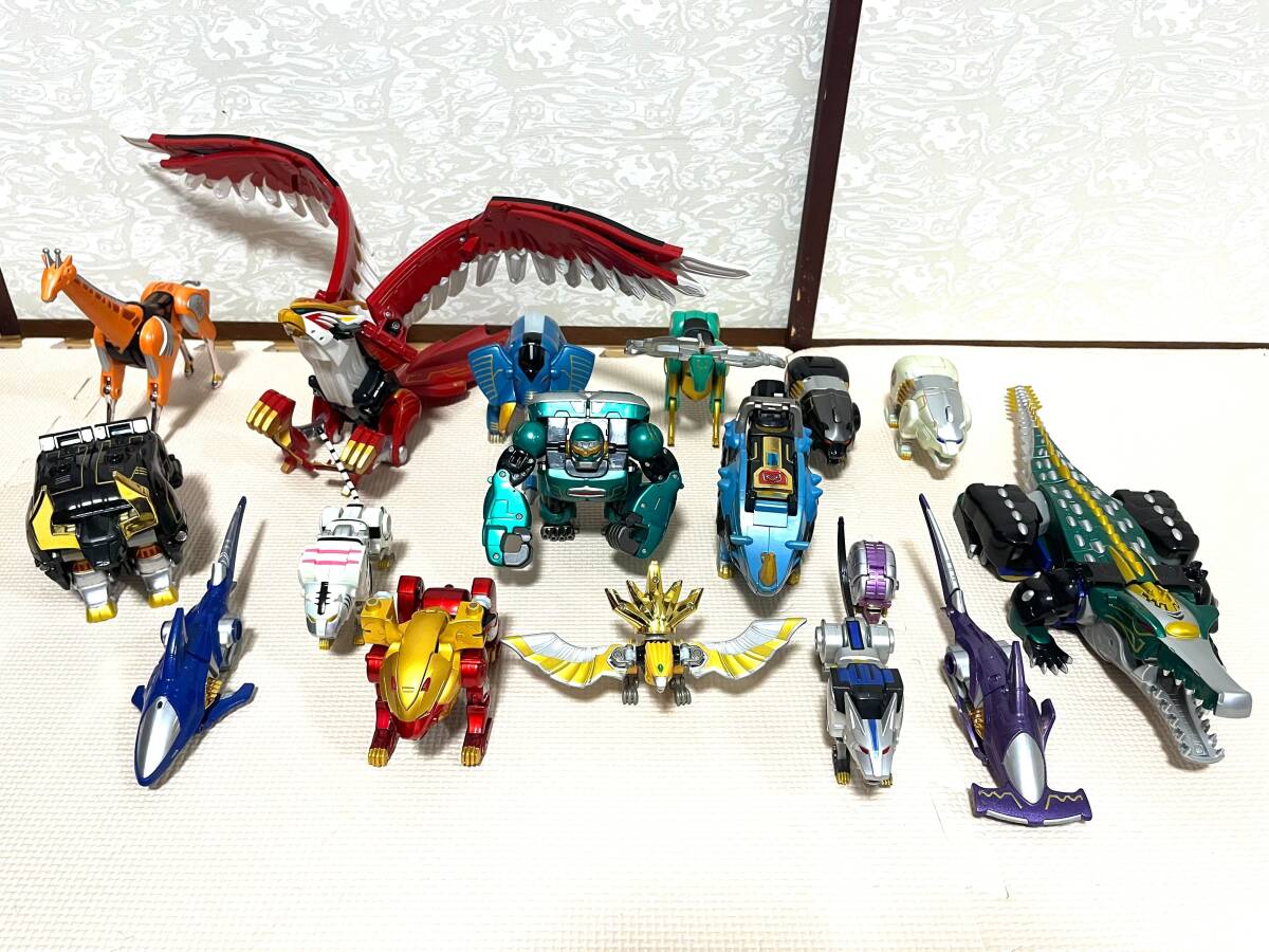 【現状品】 百獣戦隊ガオレンジャー DX超合金 百獣合体 パワーアニマル ガオハンター ガオキング ガオマッスル 特撮 まとめセット拍卖