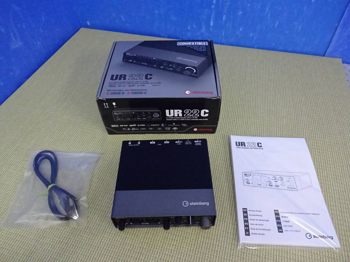 3C 189★steinberg スタインバーグ/USB3Audio Intetface/UR22C・動作未確認・店頭手渡しOK★2605拍卖