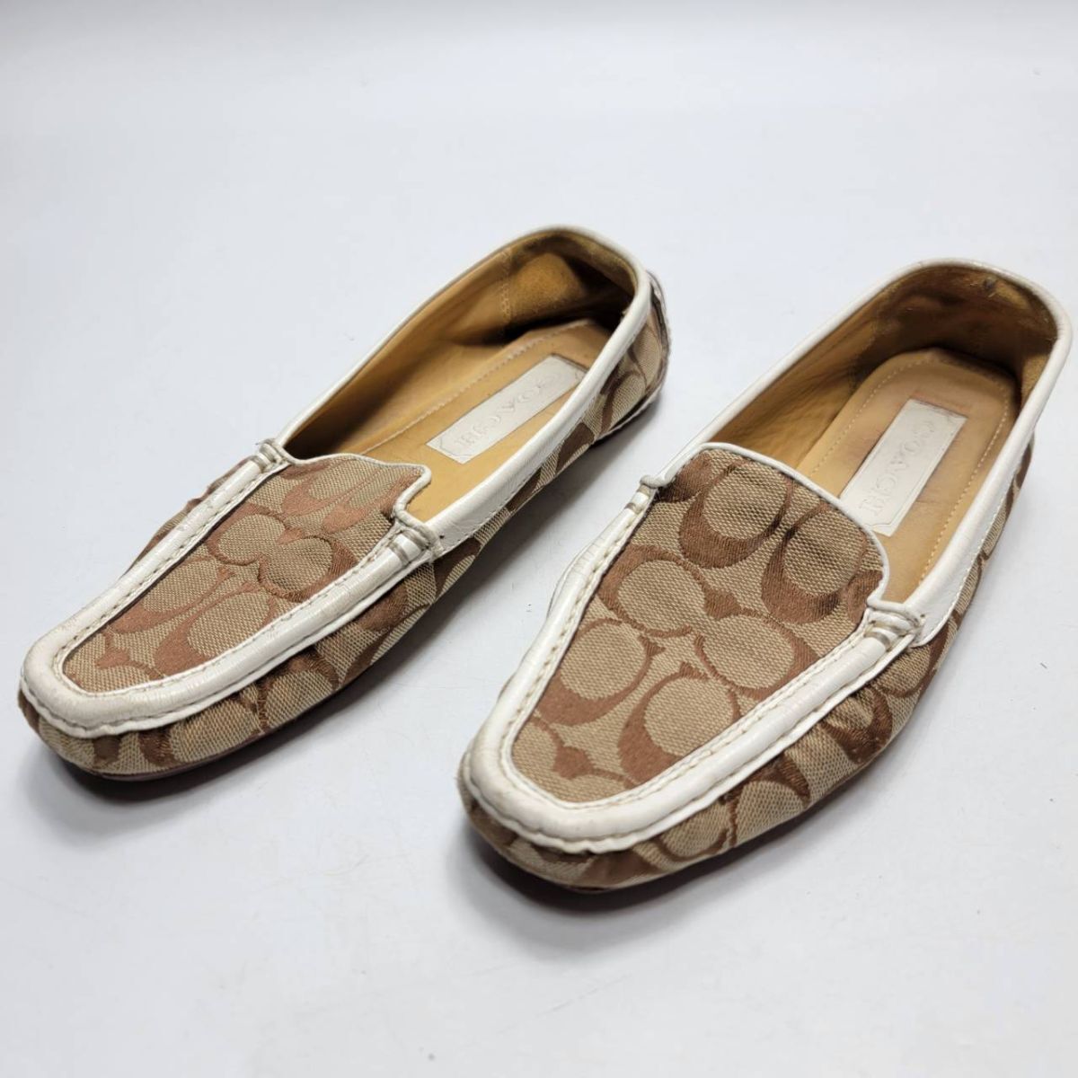 ●メンズorレディース靴●COACH●コーチ パンプス 婦人靴 7 1/2 中古品 ジャンク品 アパレルファッション関連商品 E13/Kbt0-94拍卖